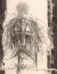 A. S. Rind, 28 x 22 Inch, Charcoal On Paper , Figurative Painting, AC-ASR-411